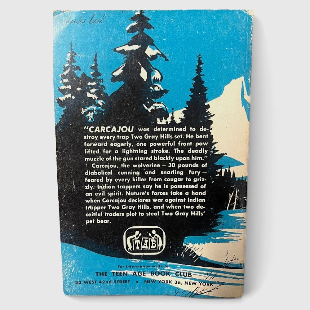 CARCAJOU - King of the North, Rutherford Montgomery, Soft Cover TAB Club Book - Picture 4 of 4